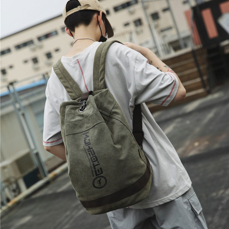 High quality brand new high-quality free designer bag new canvas backpack Korean fashion brand same backpack, basketball bag cross-border new free des