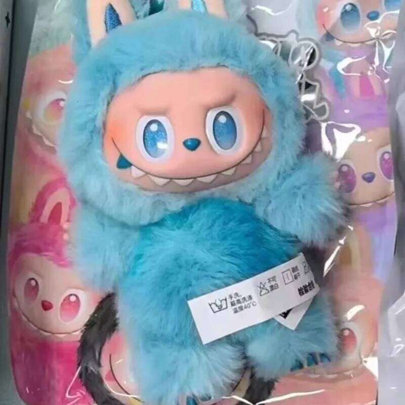 V3 Big Into Energy Series Blind Box The Monsters Vinyl Plush Pendant Face Doll Action Figure Replica Labubu Keychain Gift