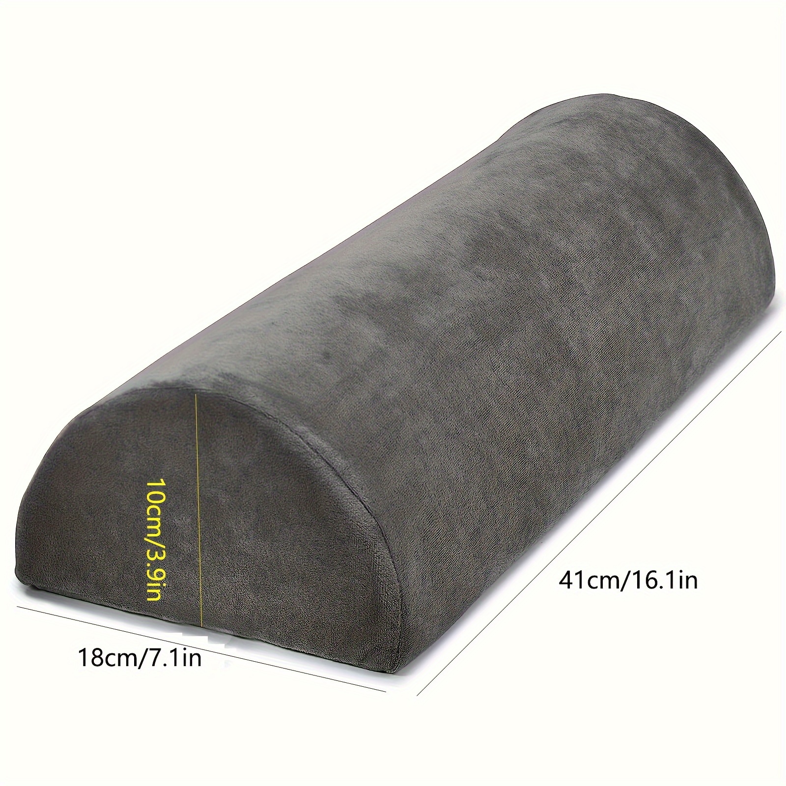 Spinal pillow memory cotton pregnant women's waist pillow bed semi-circular knee rest leg pillow cylindrical cervical vertebra slow rebound pillo
