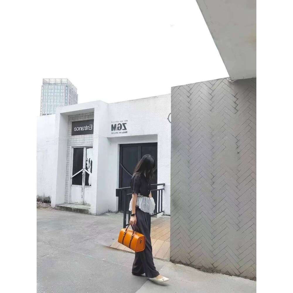 Italian Imported Cowhide Boston Bag