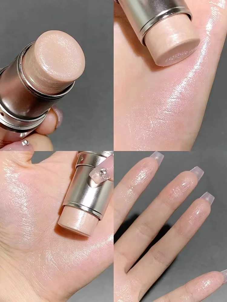 KAXIER High Gloss Stick Highlight Blush Water Light Shimmer Waterproof Sweatproof Face Contour Illuminator Brighten Rouge XJ250618