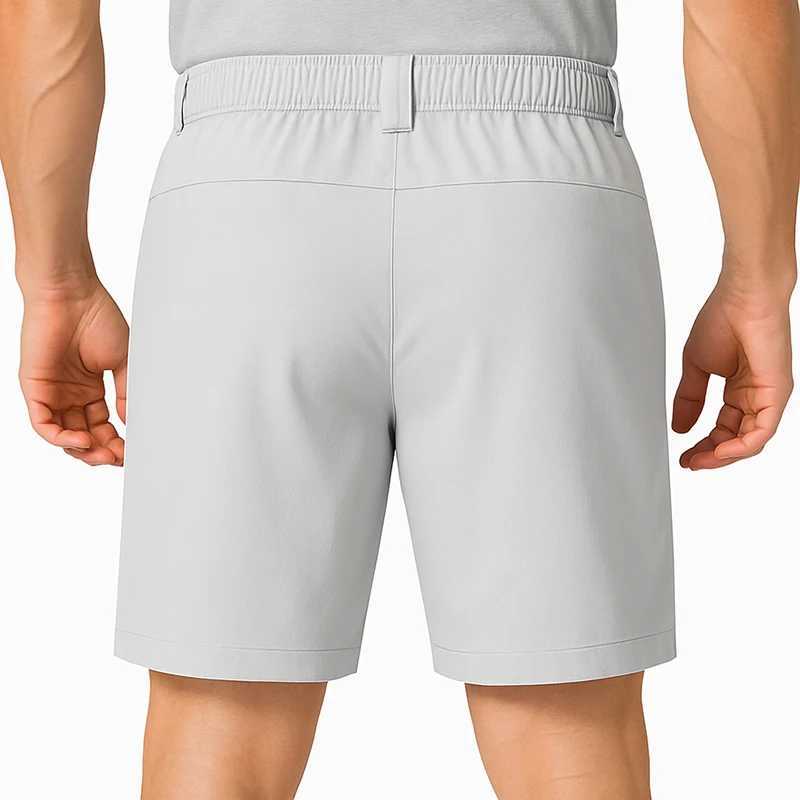 Dress Shorts Men Quick Dry Casual Bermuda Shorts Summer Ice Silk Cooling Business Zipper Fly Formal Shorts Men Work Wear Office XJ250618