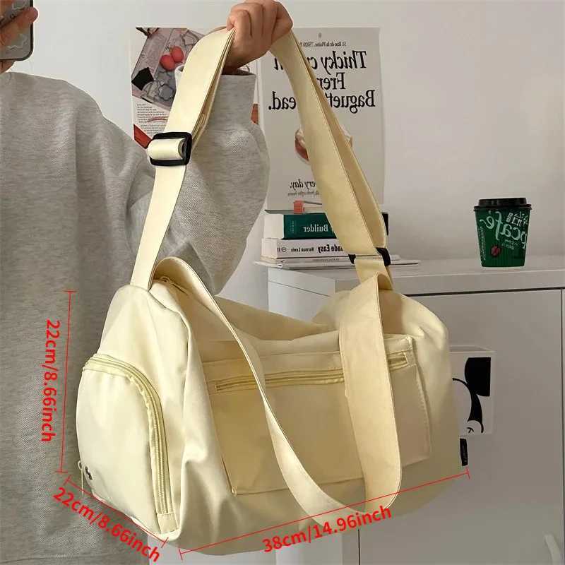 Fashion Woman Handbag Large Crossbody Canvas Shoulder Messenger Bag Travel Tote Bags for Women Sports Yoga Satchels Handbag W250618