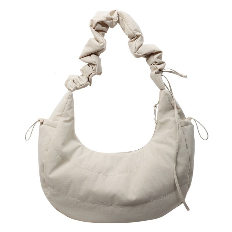 Free shipping designer Hot-Selling Commuter Dumpling Bag Large Capacity 2025 New Simple Fashion Shoulder Bag Pleated Crossbody Bag for Women
