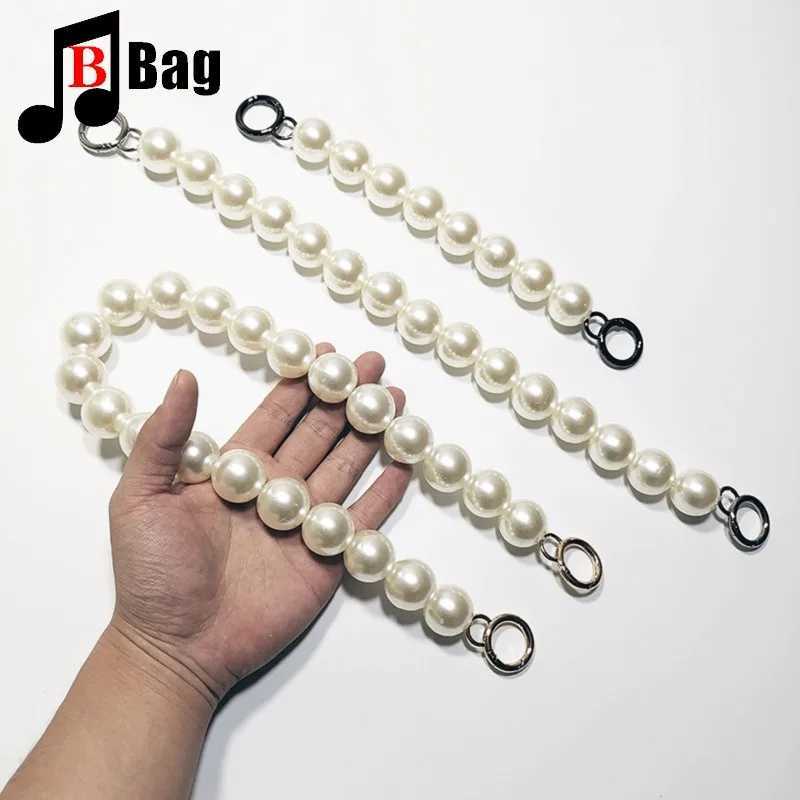 25mm Pearl Bag Strap Beaded Design Bag Handle Belt Women Handbag Handles Replacement Handbags Strap Accessories phone decoration Z250618