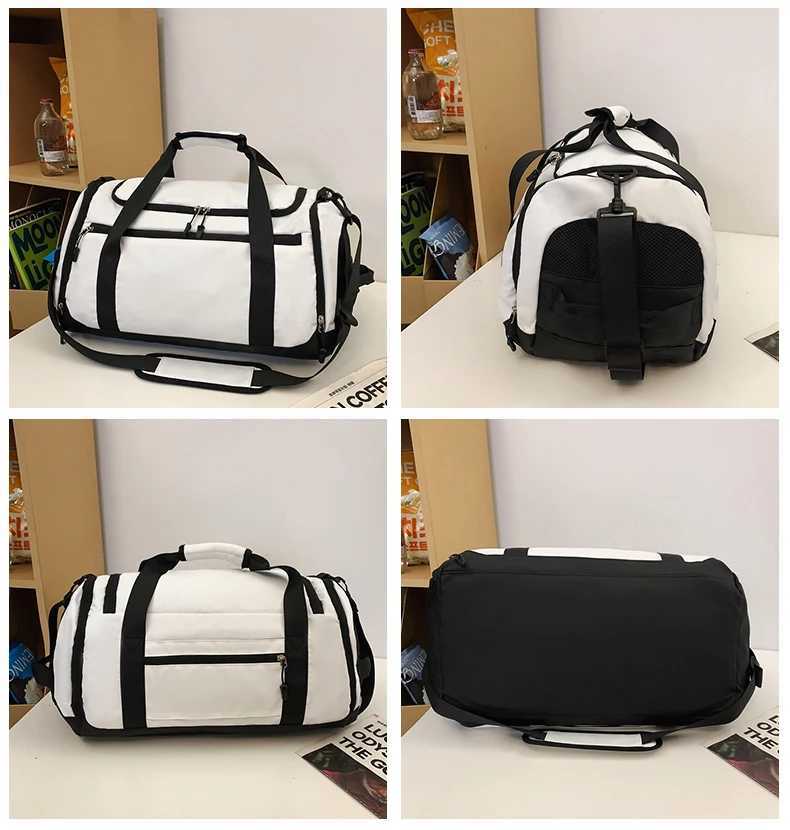 Travel Bag with Large Capacity Short Distance Luggage Bag With Printed Name Custom Fitness Bag Sports Training Bag DIY W250618
