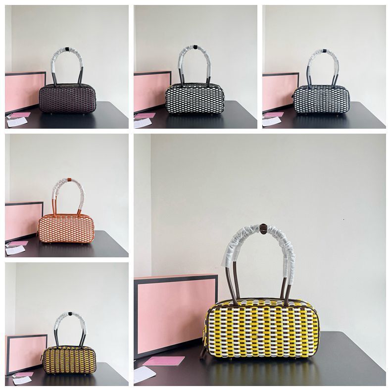 High Quality Designer Handbags Cluch Woven Bag Luxury Tote Bags Handbag Leather Ladies Shopping Bag Fashion Vegetable Basket Bags