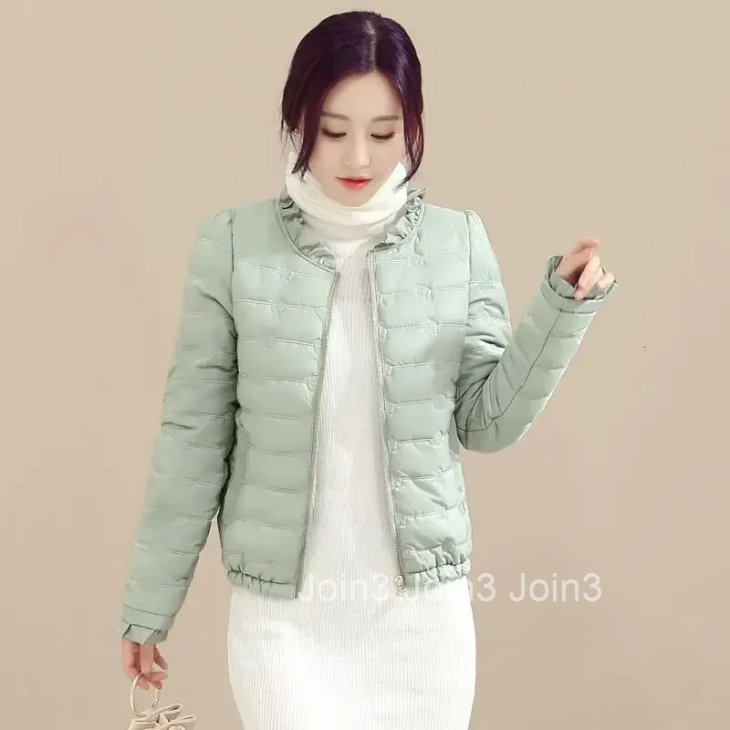 Down Coats for Women Zip-up Jackets Slim Fit Demi-season Fashion 2025 New in Outerwears Parkas Woman Cheap Cold Outdoor Clothes