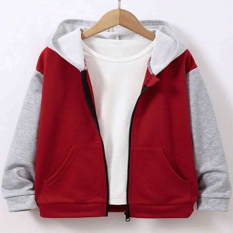 Youth Casual Jacket - Stylish Waterproof Garment Ideal For Fall/Winter Outings