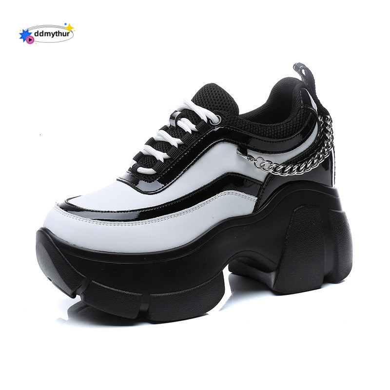 Women's Dad 8cm 2025 New Autumn Casual Thick Sole Height Increasing Shoes for Petite Women