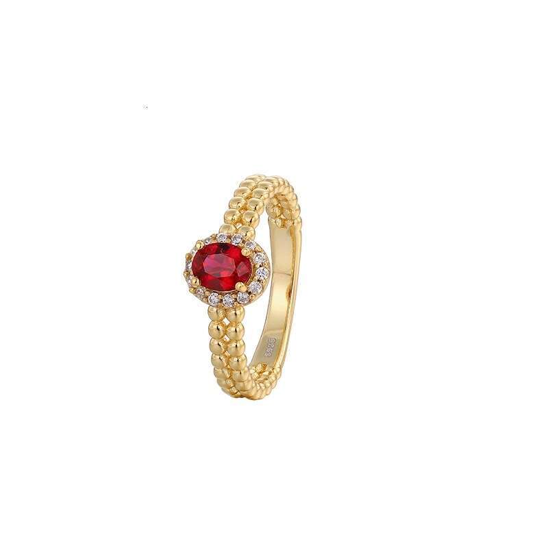 Hot-Selling New Luxury High-End Fashionable Elegant Diamond-Studded Oval Open Ring for Women