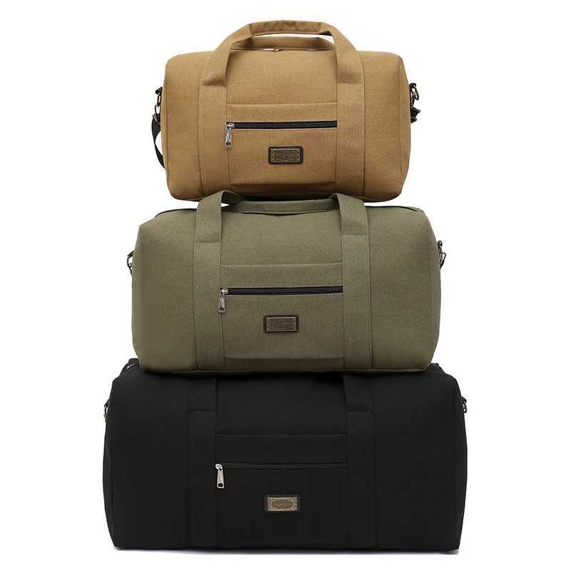 Unisex Soft Canvas Handbag Travel Bag Large Capacity Duffle Bag Suit For Trolley Case Storage Cloth Tool Luggage Tote Bag bags W250618