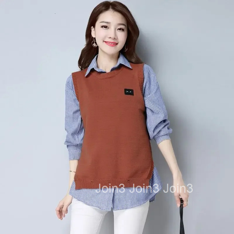 Solid Casual Round O Neck Waistcoat New Knitwear Smooth Light Female Sweater Youthful Clothes Luxury In Y2k Womens Knitted Vest