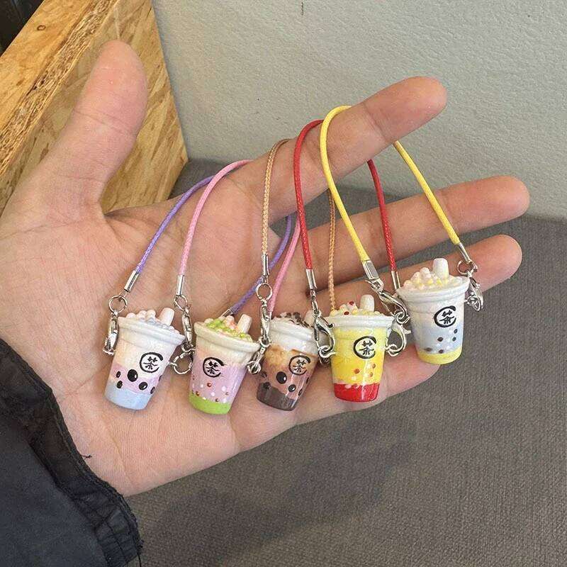 Labubu Bag Doll House Dollhouse Mini Simulation Milk Tea Cup For Ropa Labubu Doll Accessories Miniature Scene Pendant