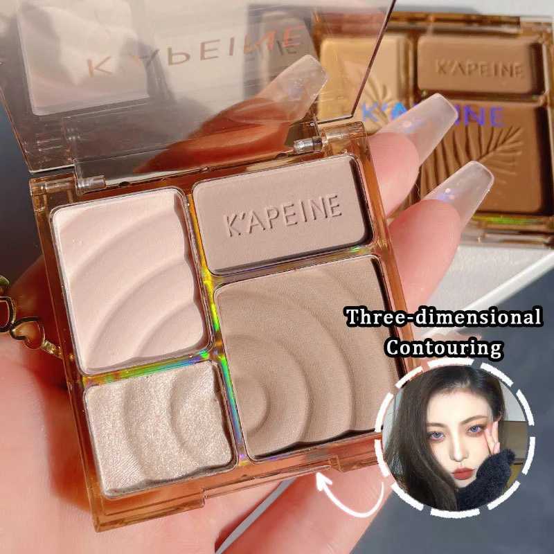 Multifunctional Bronzer Contour Highlighter Shading Powder Palette Nude Natural Nose Shadow Makeup Matte Brighten Blush Cosmetic XJ250618