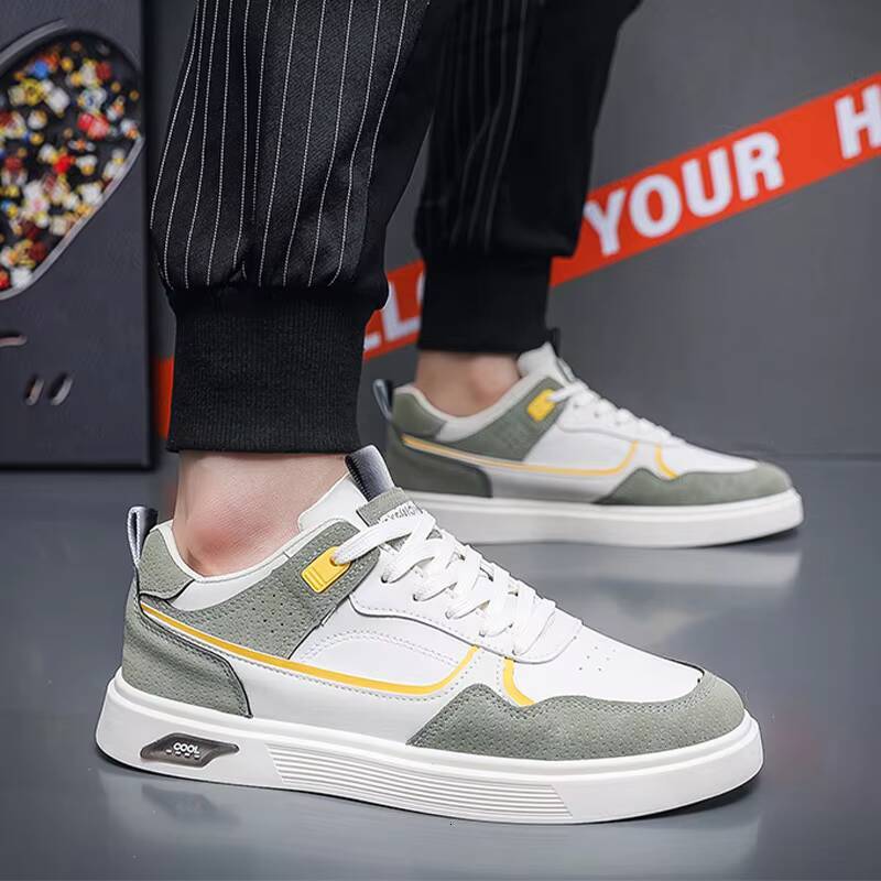 Versatile Casual Shoes Male Board Shoes Casual Trendy Comfortable Outdoor Sneaker Anti Slip Leather Breathable Sports Footwear Ddmysaturn