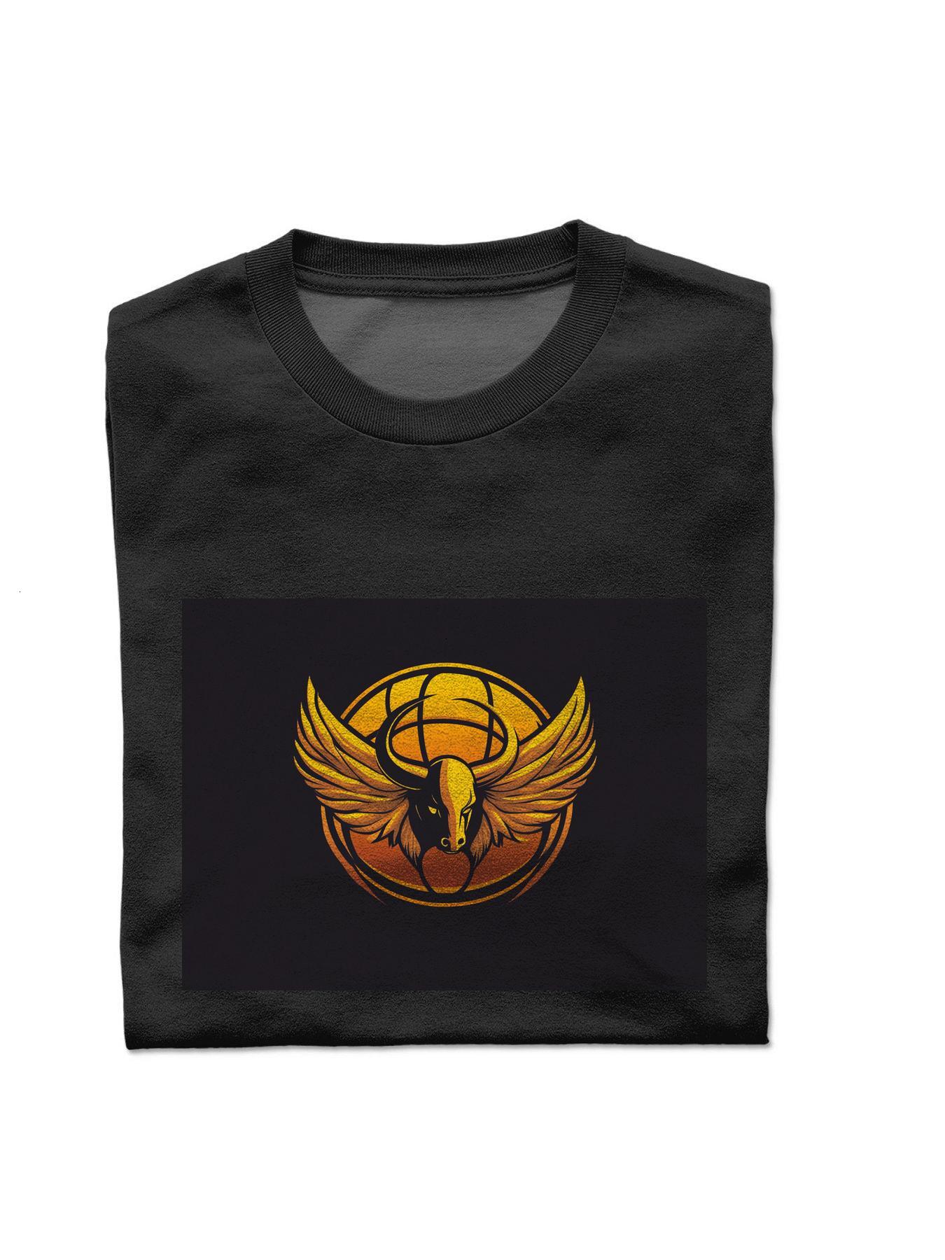 Ddmytiger T Shirt With An Image Of A Basketball Ball And Wings Round Collar S XL Jogging Suit