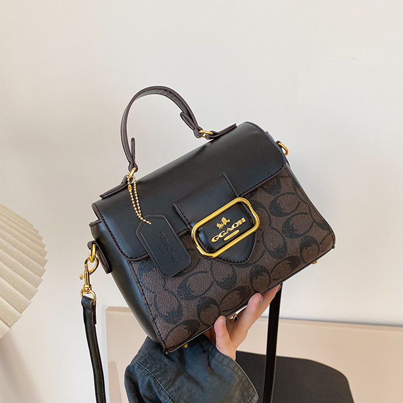 Hot Free shipping designer bags for womens Shoulder bags brown black New French style niche fashion design retro single shoulder handbag