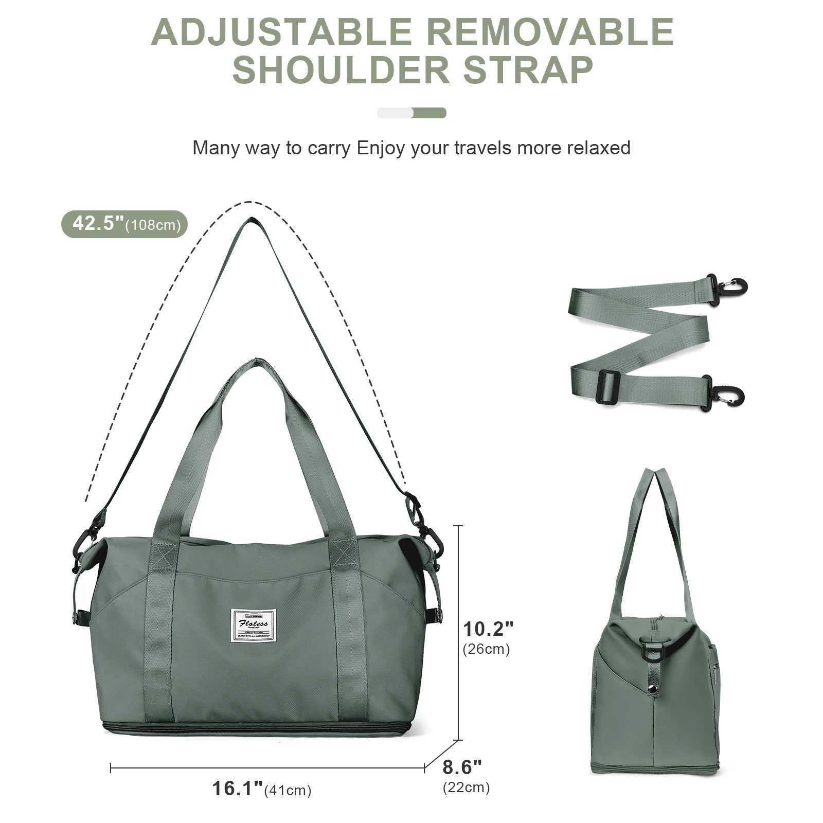 Travel Duffel Bag Women Sports Tote Fitness Gym Bag Ryanair Cabin Bag 40x20x25 Hand Luggage Shoulder Weekender Bag Travel Bag W250618