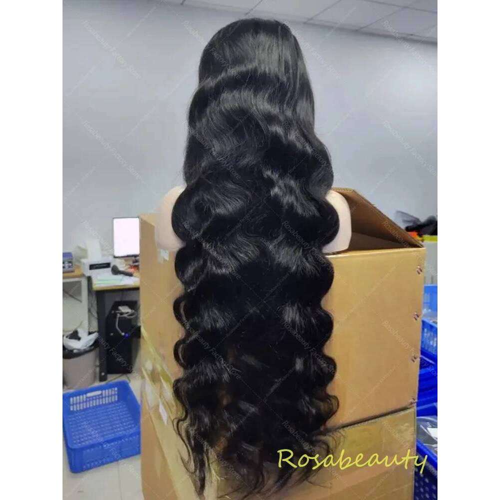 30 40 Inch 13x6 13x4 HD Body Frontal Human Hair Wig Raw Glueless Closure 5x5 Water Wave Lace Front Wigs Preplucked