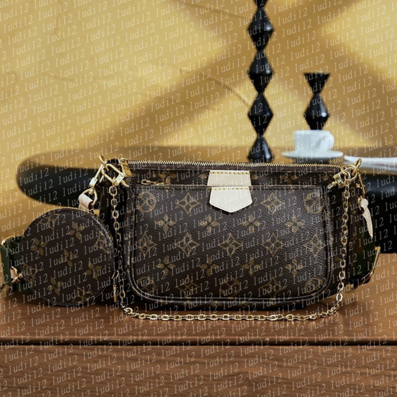 Top quality must have Womens crossbody shoulder bag Original designer handbag mirror quality leather chain bags expensive multi pochette felice bag tote wallet 16a