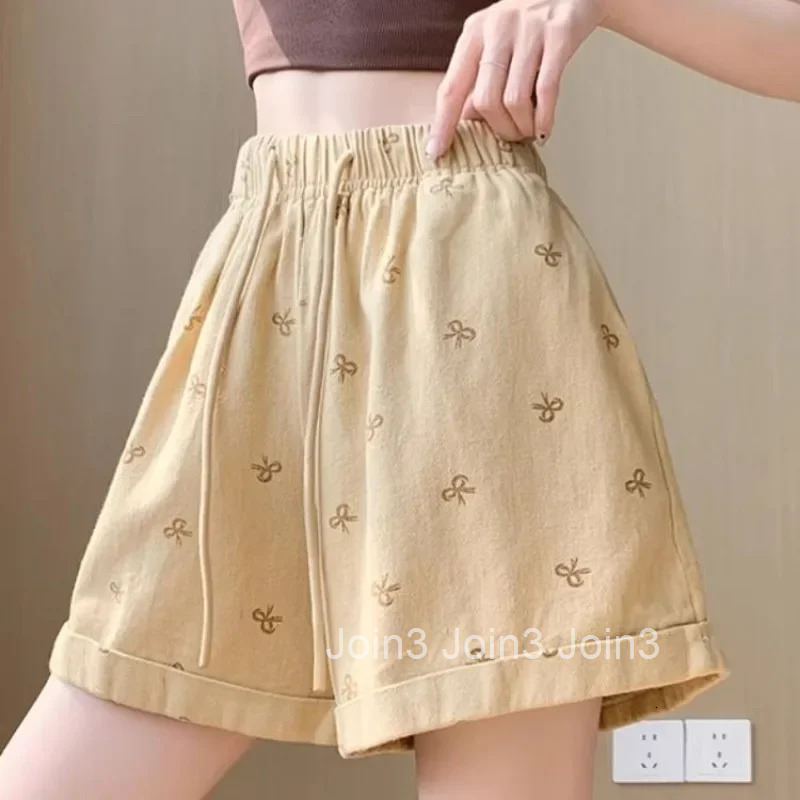 Woman Short Pants High Waist Wide Elastic Shorts for Women Cotton Elasticty Cheap To Wear Aesthetic Korean Style New in Kpop Hot