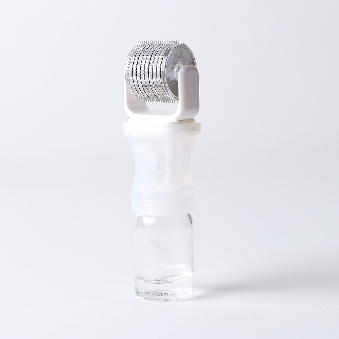 Conpuvon Precision Microneedling Device Hydra Roller with Direct Serum Vial Attachment for Skin Care