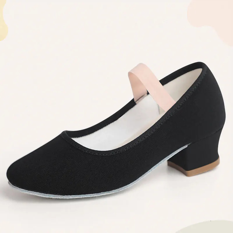 Ballet Shoes for Girls Dance Shoes for Woman Dancing Slippers Gymnastics Shoes Character Teacher Shoes High Heel Dancing Shoes 250613