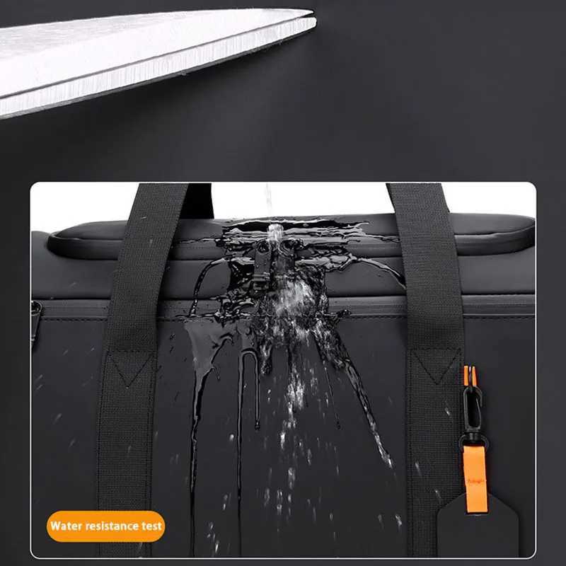Large-Capacity Travel Bag Outdoor Water-Repellent Handbag Independent Shoe Compartment Sports Fitness Bag Unisex Multi-Functional Storage Bag W250618