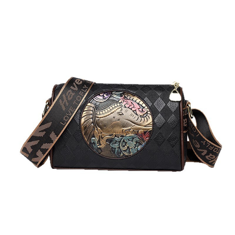 Free Shipping 2025 New Designer Bag Fashionable And High-quality Shopping Bag Elegant Women's Retro Embossed Multifunctional Chinese Single Shoul