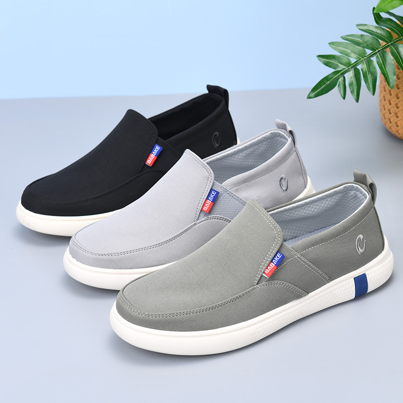 Spring Summer Slip On Breathable Walking Lazy Casual Soft Sole Casual Shoes Comfortable Lightweight Canvas Men S Shoes Ddmysaturn