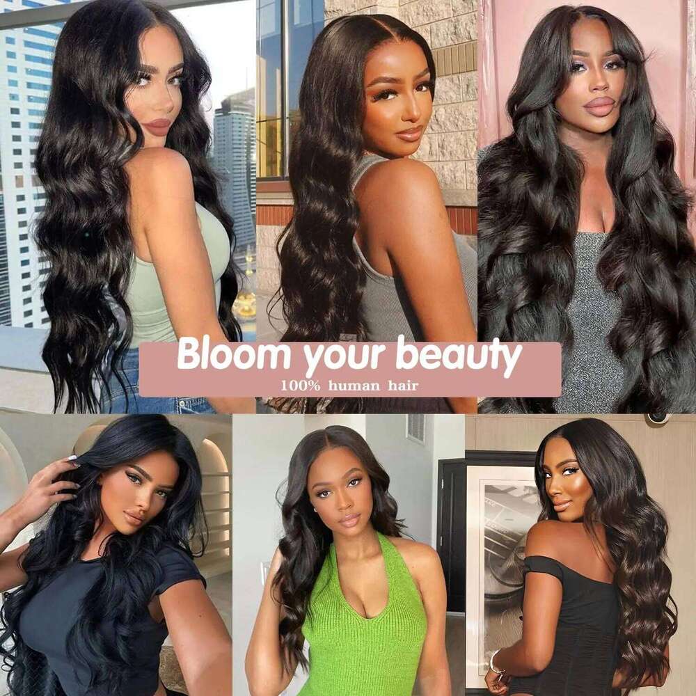 Ready to Wear 4x4 5x5 Cut HD Closure Glueless Human Hair Pre Plucked 36 Inch Brazilian Body Wave Lace Frontal Wigs