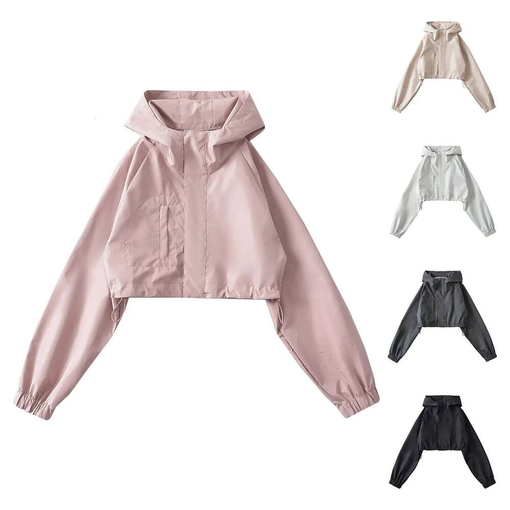 Womens Loosely Fitted Sporty Hoodie with Classic Colors for Outdoors - Ideal for Spring & Fall