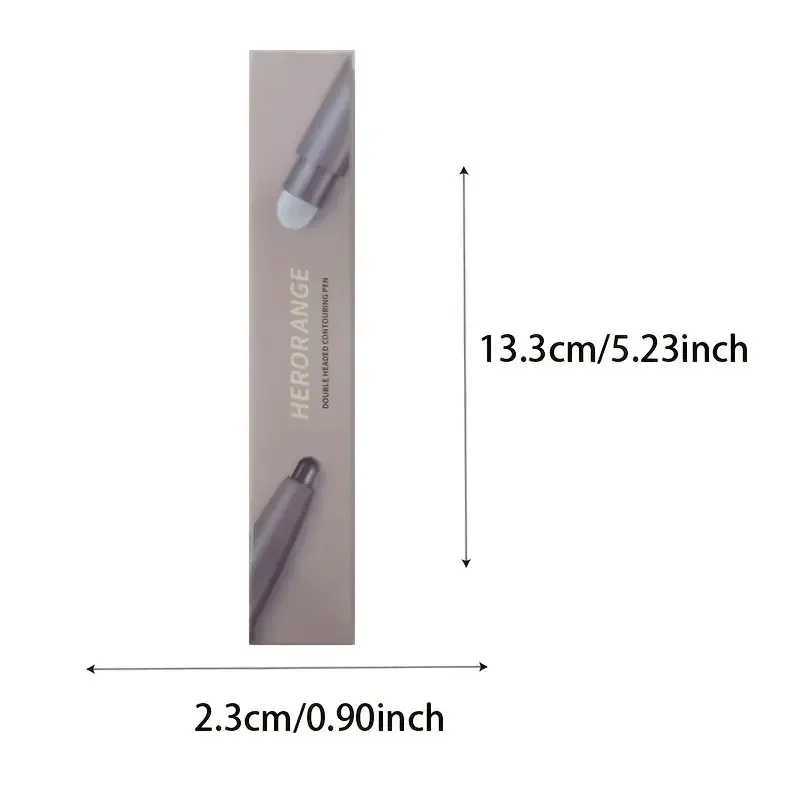 HERORANGE Dual-Ended Contouring Highlighting Makeup Stick with Plant-Based Squalane Matte Finish for All Light Beige Tones XJ250618