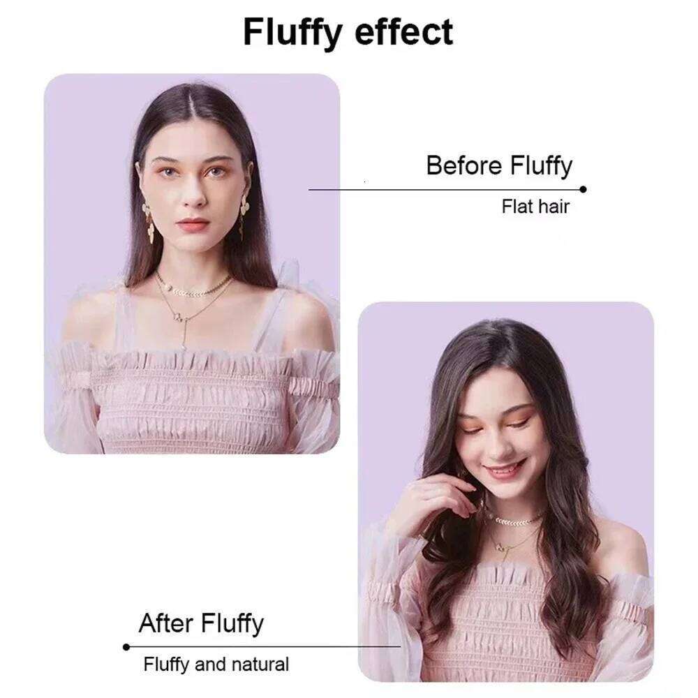 Fluffy Hair Crimping Iron Ceramic Corrugation Crimper LCD Display Adjustable Temperature Volumizing Curler Styling Tools
