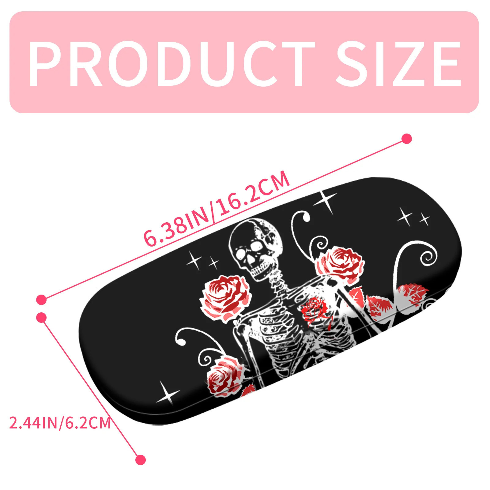 1Pcs Eyeglasses Case Portable Hard Shell Protective Case for Glasses with 250617