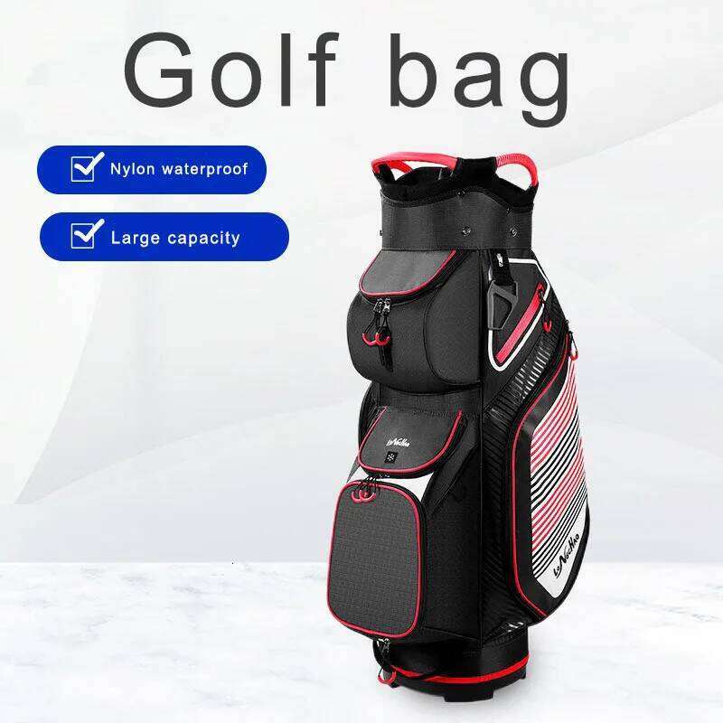 Stand Up -Men & Women Waterproof Golf Bag, Anti Collision 14 Hole Fixed Frame, Withindependent Thermostatic Bag