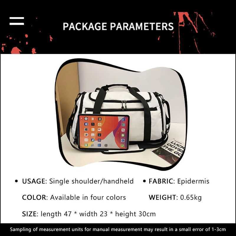 Travel Bag with Large Capacity Short Distance Luggage Bag With Printed Name Custom Fitness Bag Sports Training Bag DIY W250618