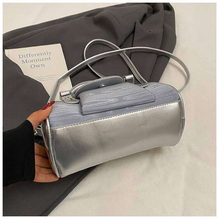 Portable Boston Women's New Summer Shoulder Crossbody High-End Niche Casual Pillow Bag