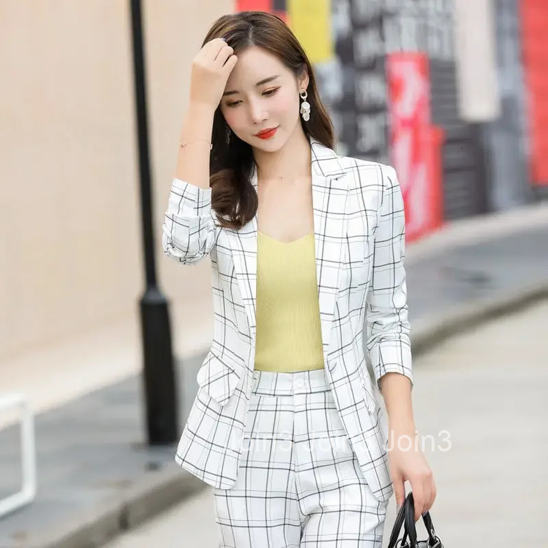 Outfits Pink Womens 2 Pant Set Wear To Work Trousers Suits Blazer and Office Professional Two Pieces Sets Pants for Woman Xxl D