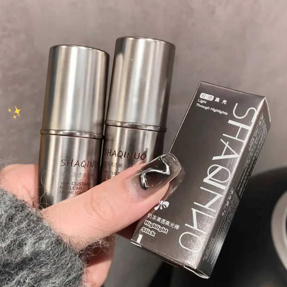 Water Light Highlight Blush Stick Shimmer Waterproof Face Contour Illuminator Lasting Moisturizer Brighten Contouring Cosmetics XJ250618
