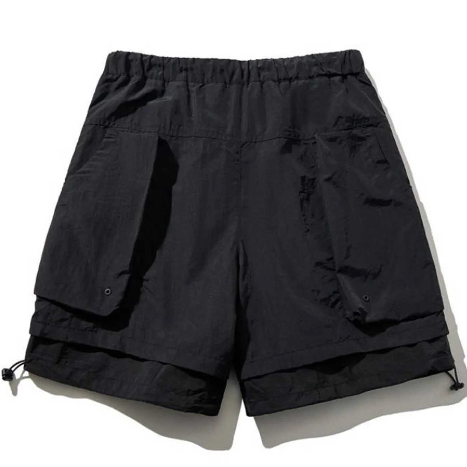 Men Swim Trunks suit Mens Cargo Functional Shorts Loose Straight Leg Fifth Heavy Industry Sports Pants mens clothing XJ250618