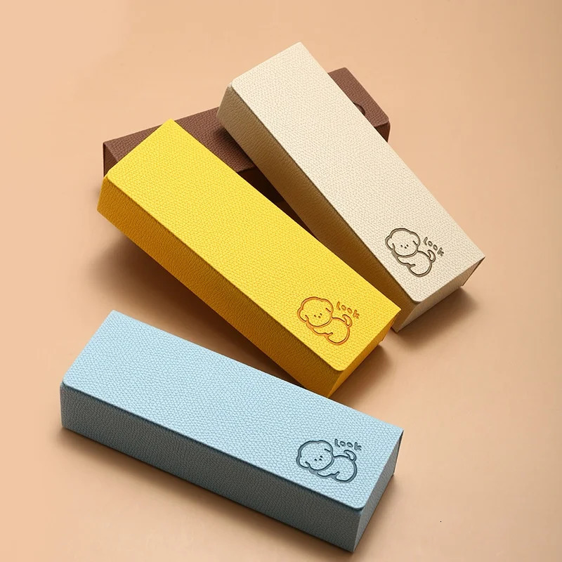 Fashionable Square Anti-Stress Glasses Storage Box Puppy Cartoon Shape Hard Shell Glasses Case 250617