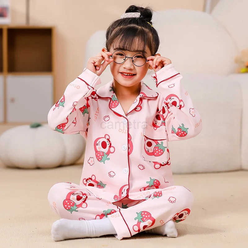 Sanrio Pajama Sets Children Adorable Print Soft Comfortable Nightwear Set Kids Suitable Casual Comfy Home ClothesXJ250618XJ250618