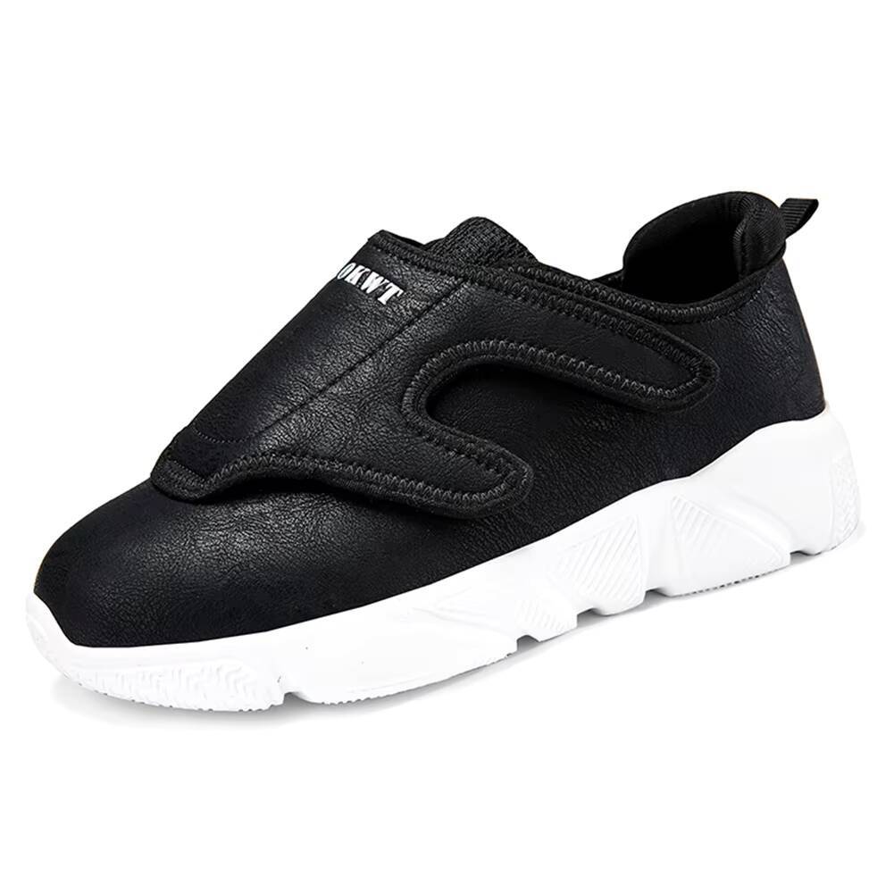 Casual Shoes Diabetic Wide Walking Shoes Non Slip Lightweight Edema Comfortable Hook And Loop Sneakers For Plantar Fasciitis Ddmysaturn