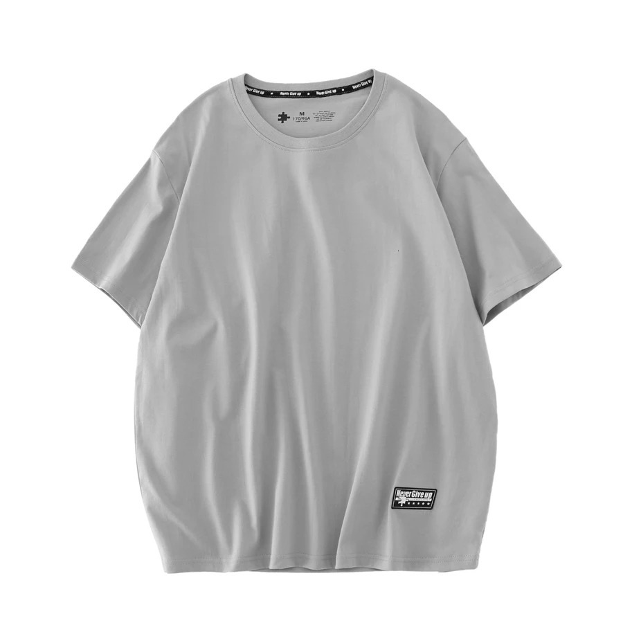 WAVLATII Women Cotton T shirts Female 210 GSM Purple Solid Fashion Casual Oversized Short Sleeve Tees Tops for Summer WT2470 250618