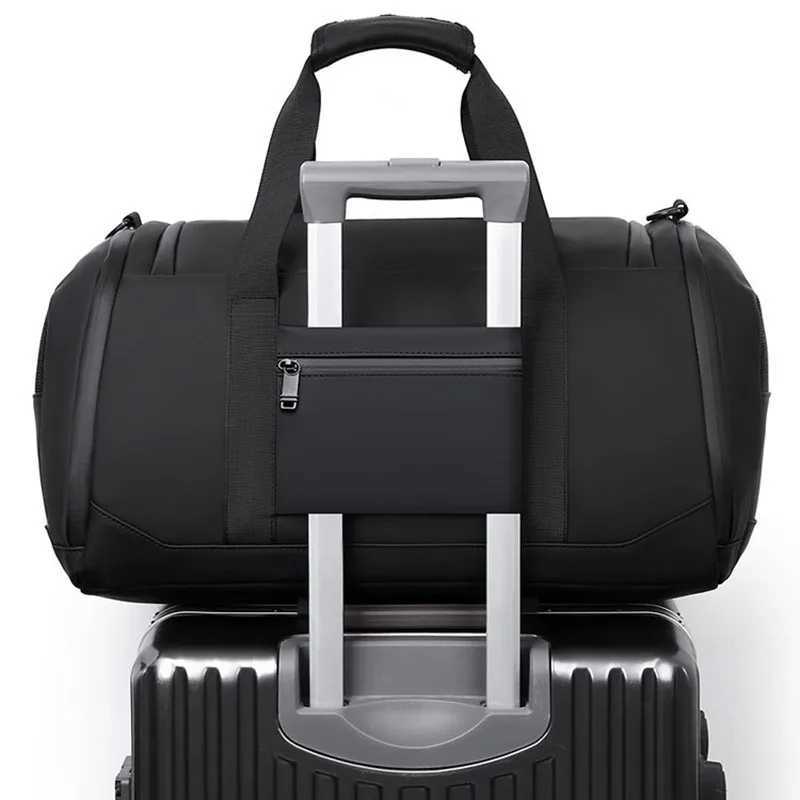 Large-Capacity Travel Bag Outdoor Water-Repellent Handbag Independent Shoe Compartment Sports Fitness Bag Unisex Multi-Functional Storage Bag W250618