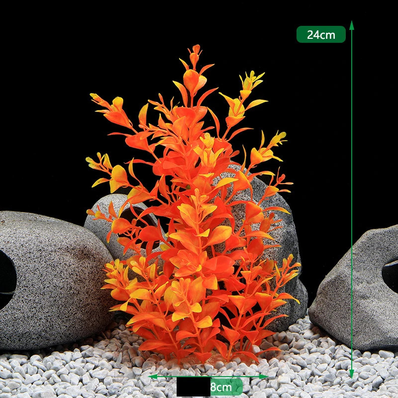 Fish Tank Ornament Water Grass Simulation Accessories Plastic Artificial Aquarium Fish Plant for Decoration Backgrounds Plants 250613