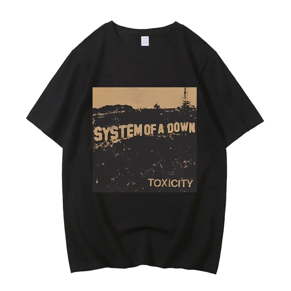 Album Cover Tshirt Men Rock T Shirt 90s High Quality Cotton T-shirt