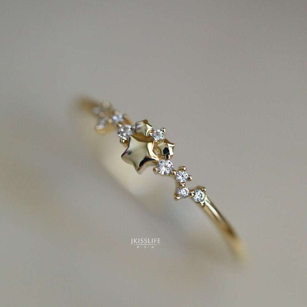 Unique Design Fashion Classic Versatile Five-Pointed Full Sky Star Ring New Model